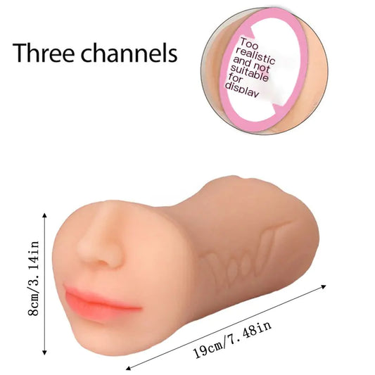 Manufacturer Cross-Border Male Manual Masturbator (3-in-1)