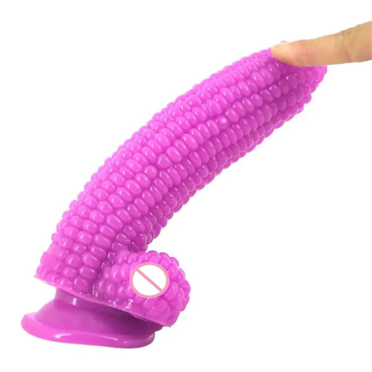Corn-Style Realistic Masturbator and Anal Plug