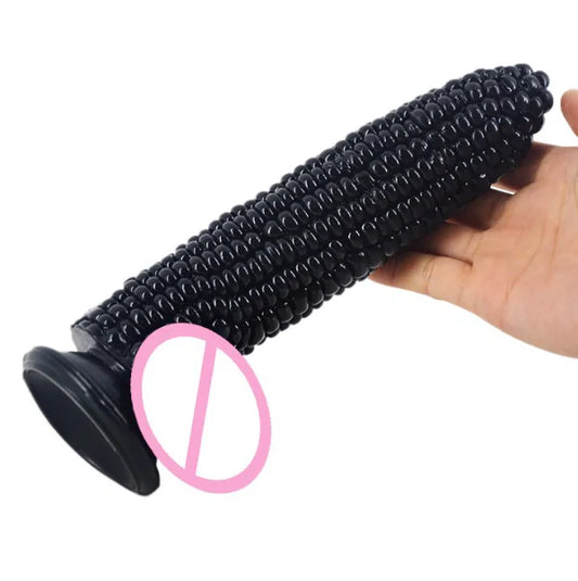 Corn-Style Realistic Masturbator and Anal Plug