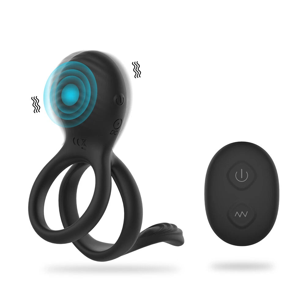 Remote Control Vibrating Penis Ring